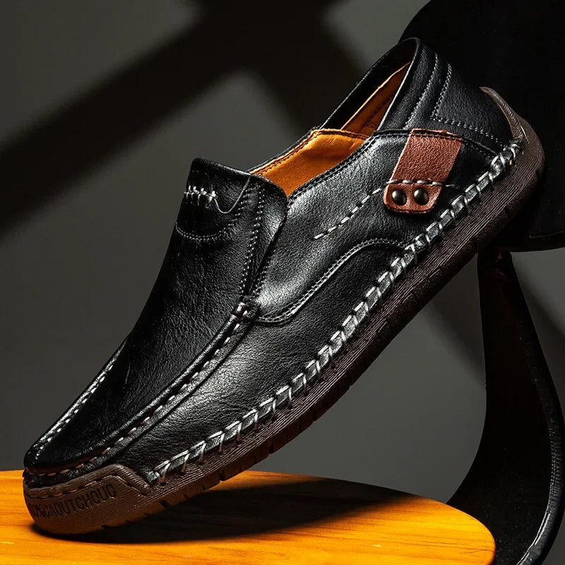 MILAN LEATHER LOAFER SLIP-ON
