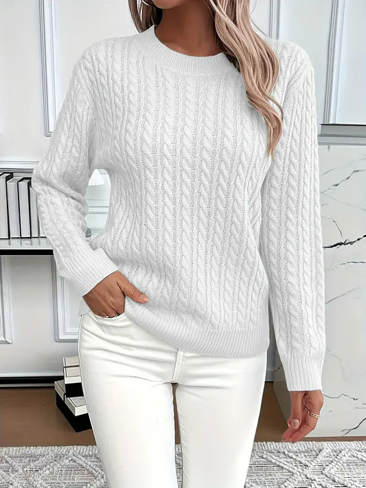 MARIELLE CABLE SWEATER