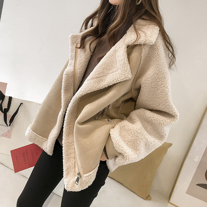 SERENYA SHEARLING JACKET