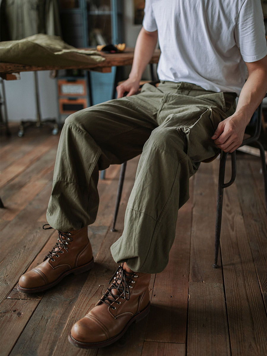 FRENCH ARMY M-47 HBT TROUSERS