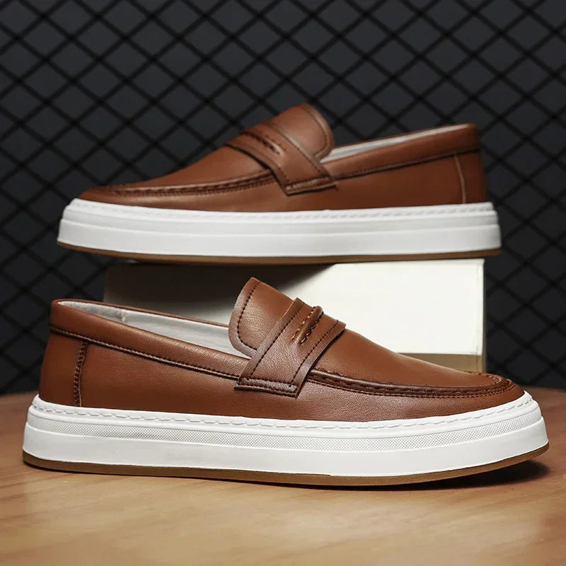 MARWICK LEATHER LOAFERS