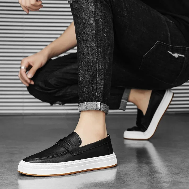 MARWICK LEATHER LOAFERS