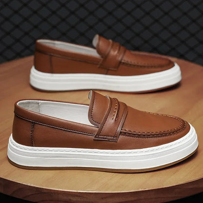 MARWICK LEATHER LOAFERS