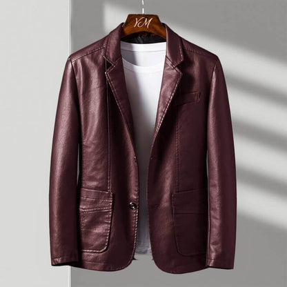 ALESSANDRO LEATHER BLAZER