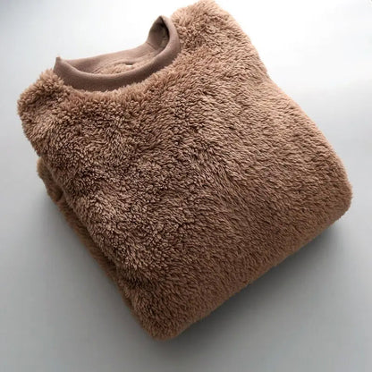 TEXTURED FLEECE PULLOVER