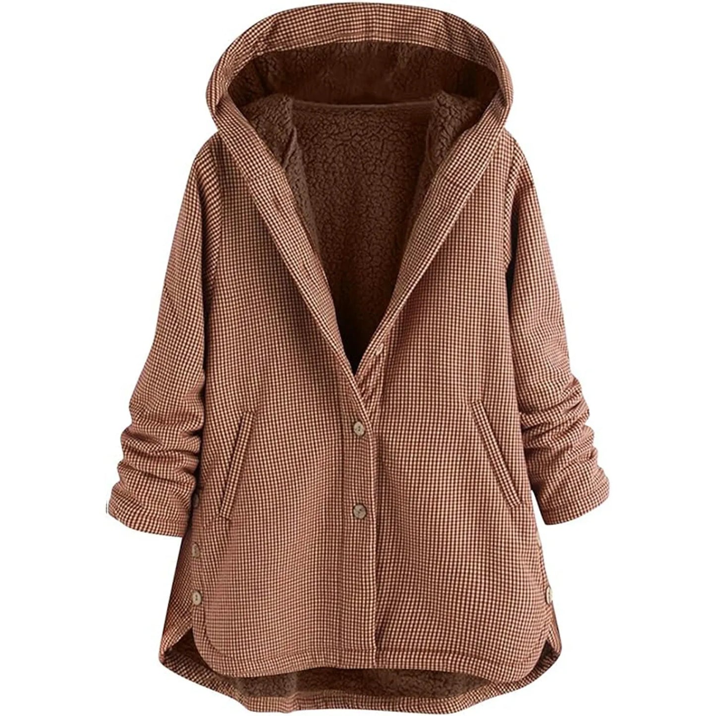 ELARA SHERPA FLANNEL JACKET