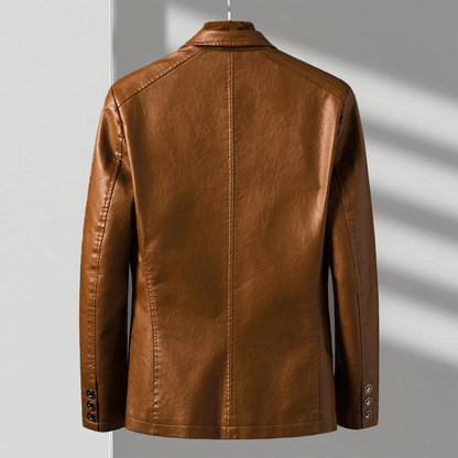 ALESSANDRO LEATHER BLAZER