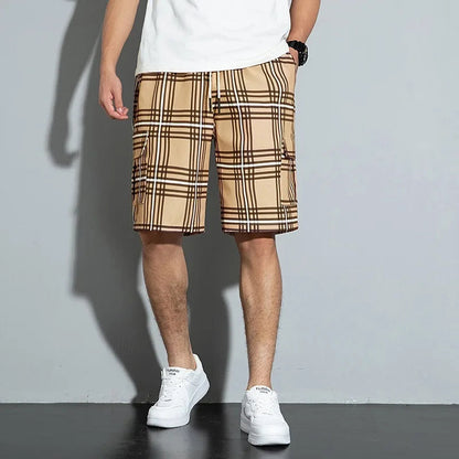 RIDGEWAY PLAID CARGO SHORTS